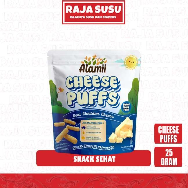 

ALAMII CHEESE PUFFS 25 GR NEW - RAJA SUSU