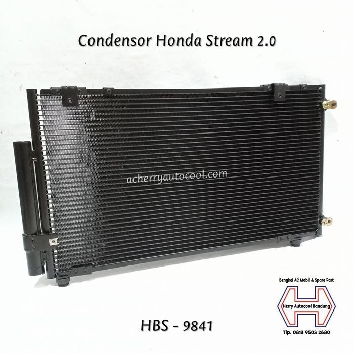 CONDENSOR - KONDENSOR AC MOBIL HONDA STREAM 1.7 / 2.0 - HBS