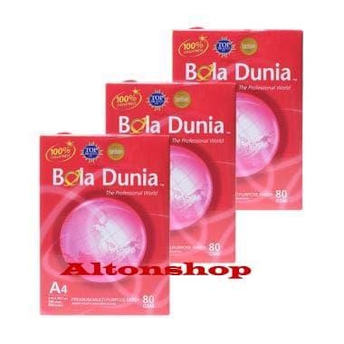 

Bola Dunia Kertas Hvs A4 80Gram Untuk Print/ Fotocopy
