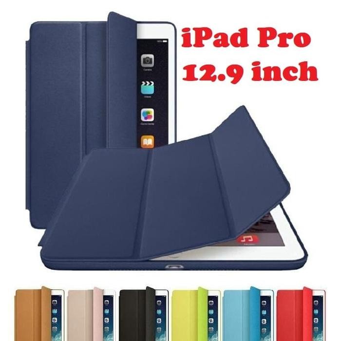 IPAD PRO 12.9 12,9 INCH SMART LEATHER FLIP COVER CASE CASING AUTOLOCK