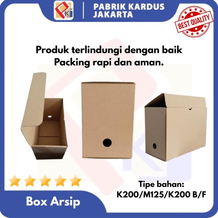 

Kardus Arsip Pemerintahan Standar Anri Ukuran 38X19X28 Cm
