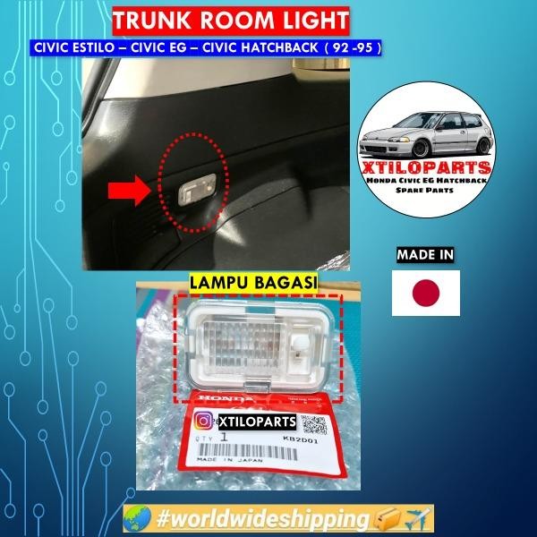Lampu Bagasi Trunk Honda Civic Estilo Nouva Sr3 Original Japan