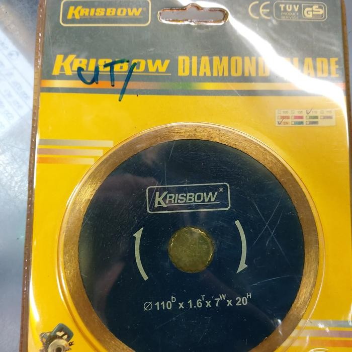 Pisau potong keramik krisbow / pisau keramik