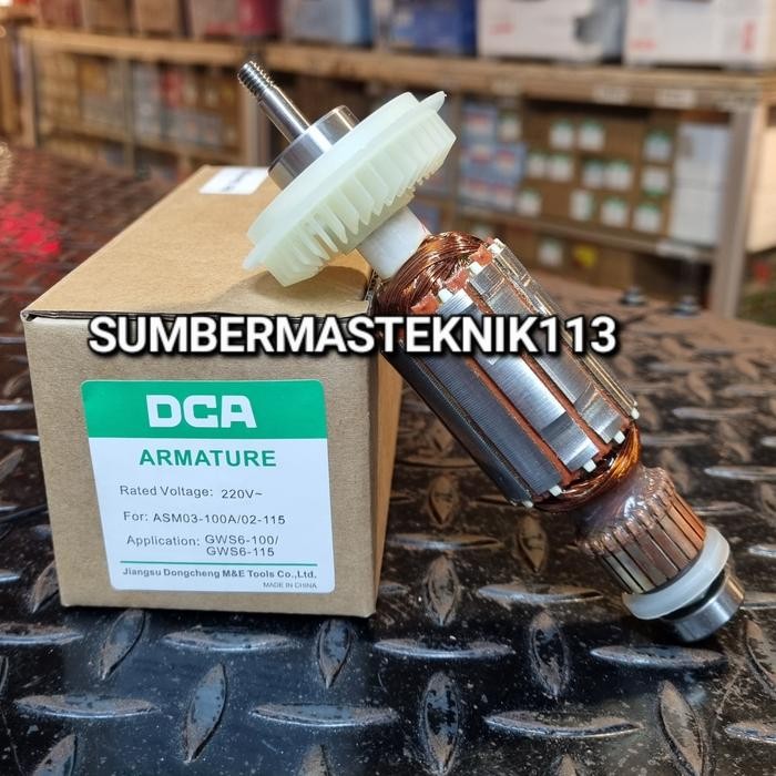 ARMATURE BOSCH GWS 8-100 GWS8100 ANGKER GERINDA BOSCH GWS8-100 DCA