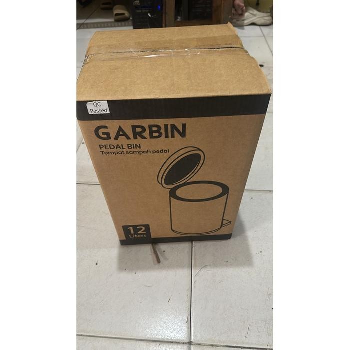 tempat sampah pedal stainless 12 liter