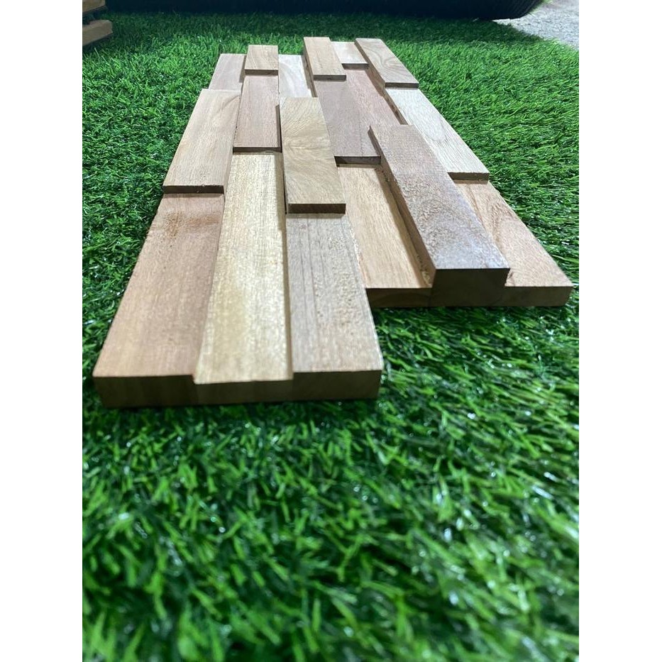 Wall Panel Jati_Wood Panel_Hiasan Dinding Kayu Jati *