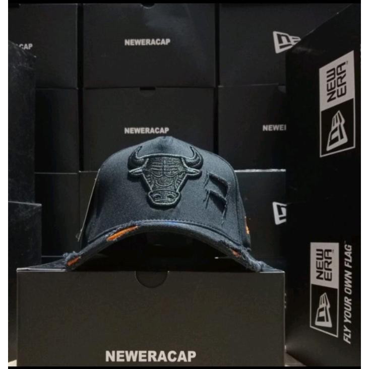 Topi Baseball Model Sobek Logo Bulls / Topi *