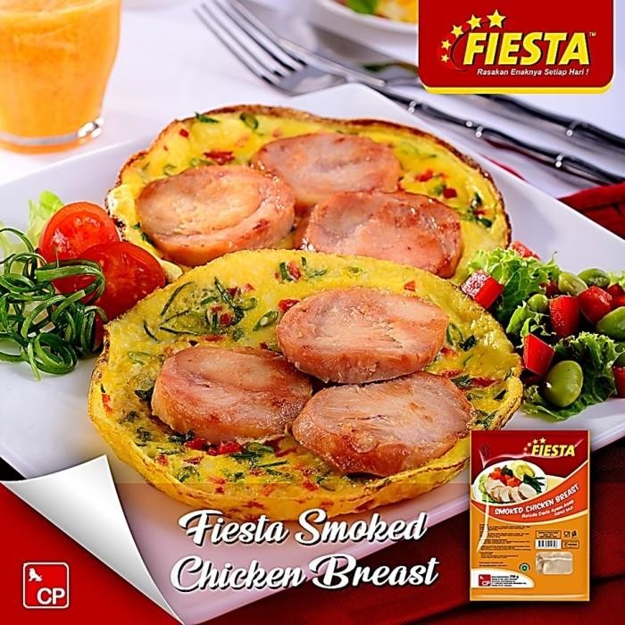 

(Allthebest) FIESTA Smoked Chicken Breast 250gr isi 10 slice Rolade