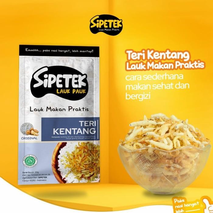 

(Allthebest) Lauk Makan Praktis Sipetek teri kentang 30gr