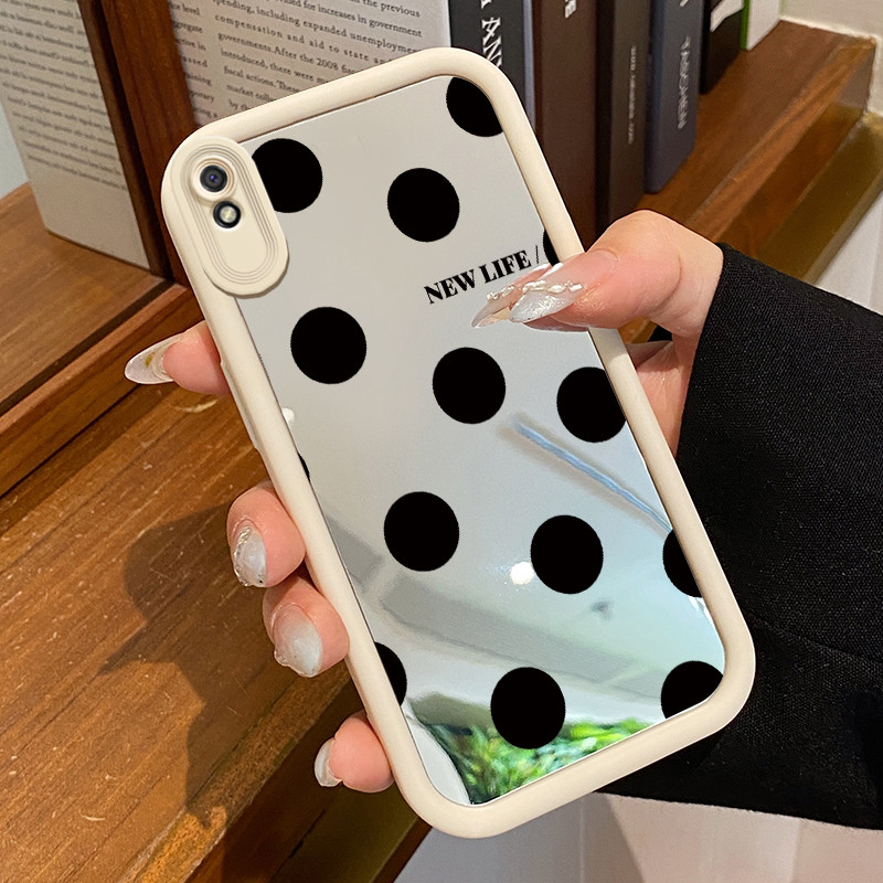 Casing Hp Xiaomi Redmi 9A Redmi 9i Redmi 9T Redmi 9 Power Case Casing pola polkadot Kasing HP Kesing
