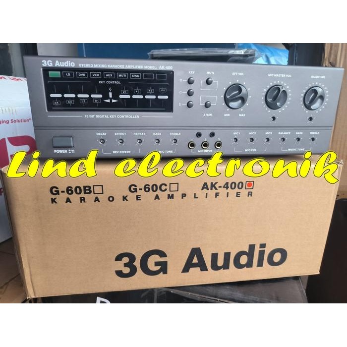 Amplifier Karaoke 3G AUDIO Ak 400 ORYGINAL 3g Audio Ak400