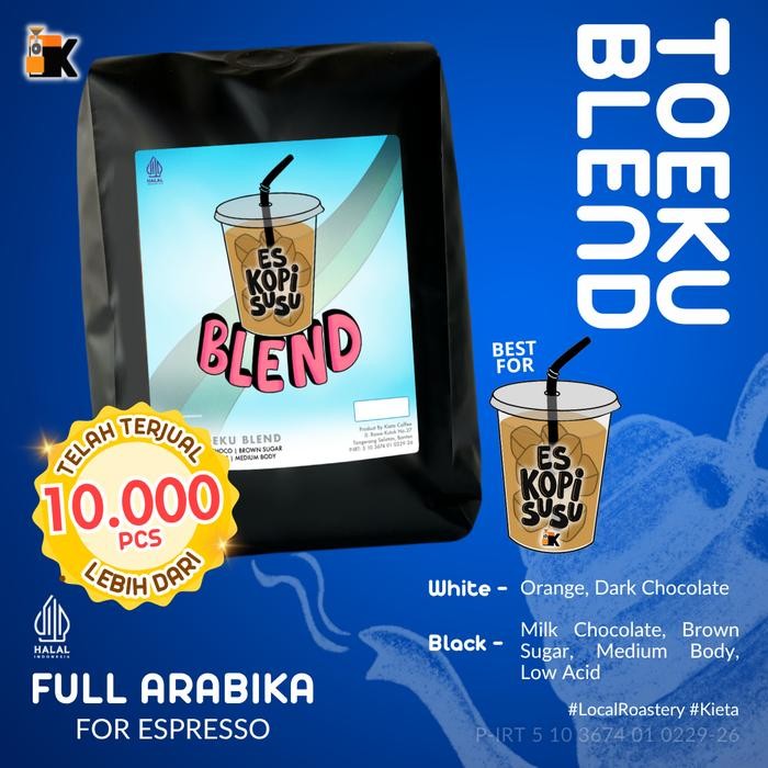 

Otten Coffee - 250Gr Biji Kopi Toeku Blend 100% Arabika Untuk Kopi Susu