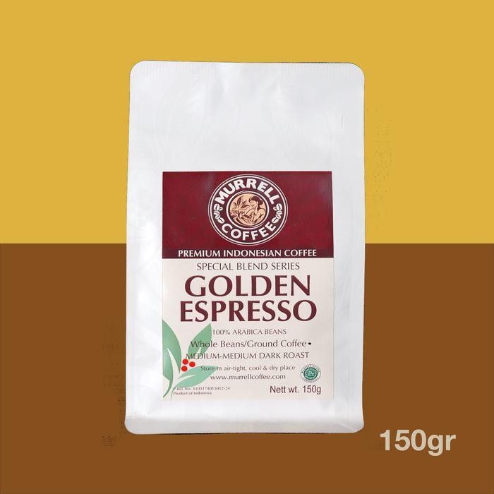 

Semekar Roastery - Golden Espresso Kopi Arabica Specialty Premium Blend Biji Bubuk Murrell Coffee