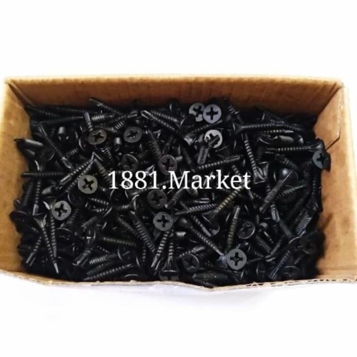 Sekrup Sds / Baut Grc Dealmax 3.5 X 25 Mm Baja Hitam Isi Toypba 7679Cd