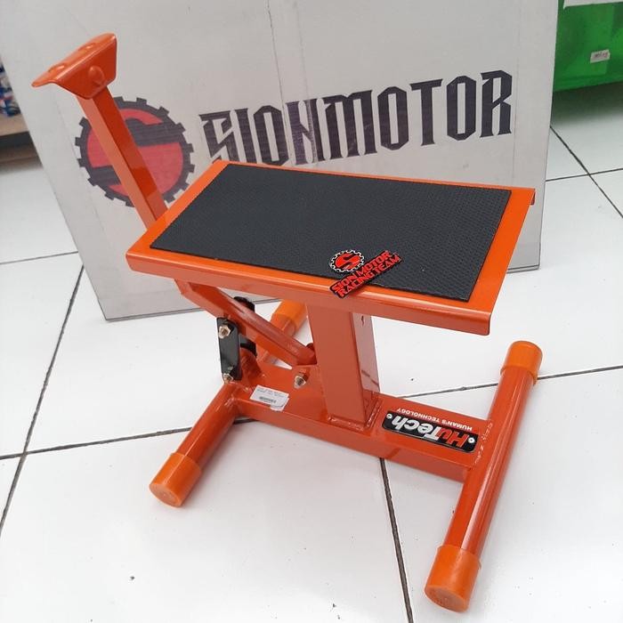READYY Jack Stand Motocross / JackStand Standar Motor Trail Kaki Bulat Hutech Orange Universal