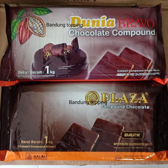 Coklat Batang Dunia Plaza 1Kg / Dcc Chocolate Compound Food