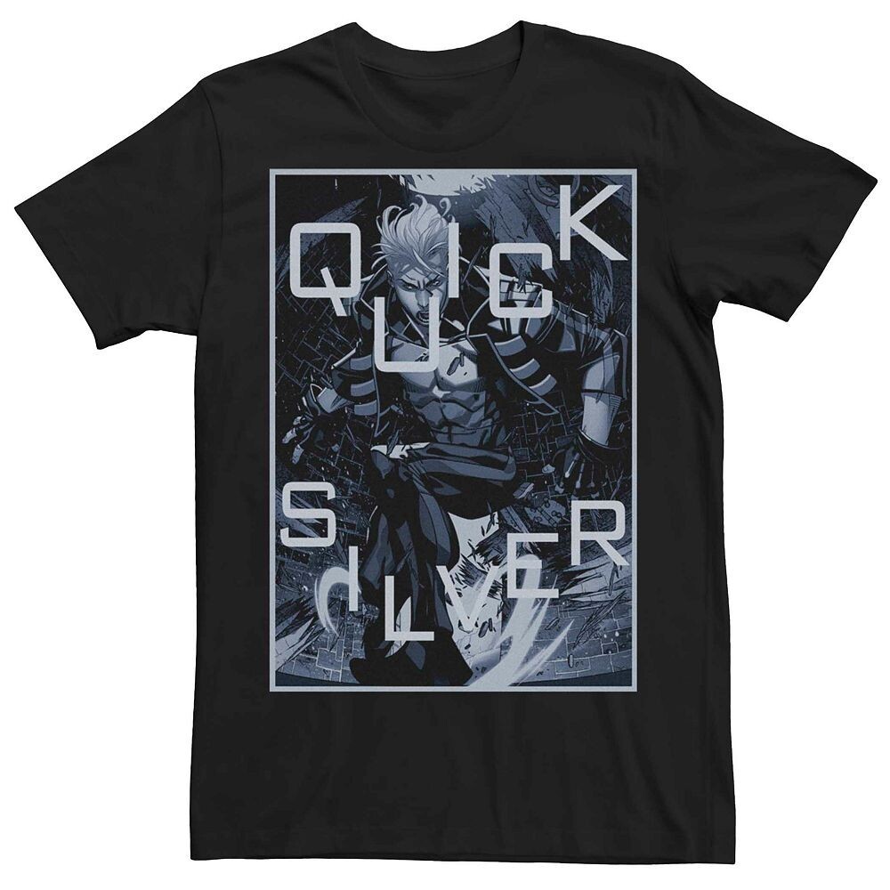 Kaos Potret Quicksilver X-Men Marvel Junior Katun CrewNeck Unisex Pria Wanita