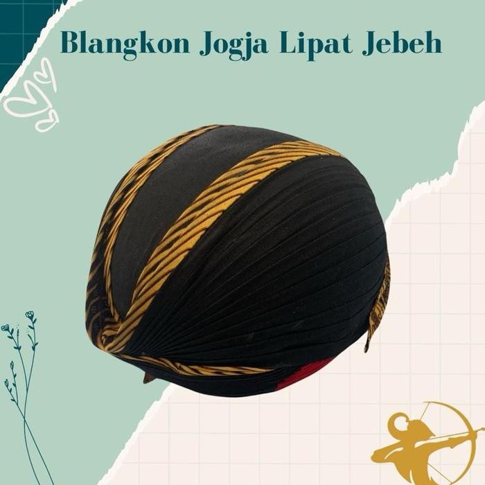 ASLI [premium] BLANGKON LIPAT MATARAM JOGJA SAMURAI JEBEH // BLANGKON JOGJA // BLANGKON LIPAT MURAH