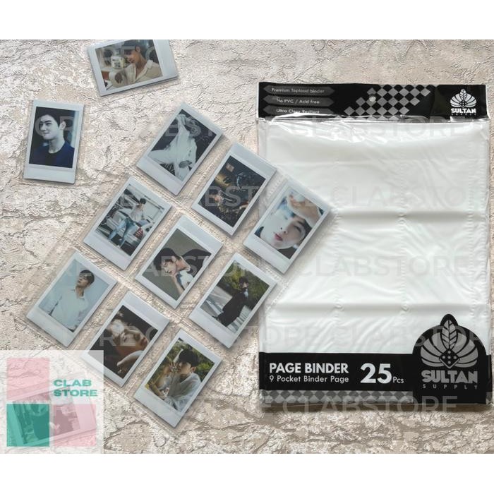 

DISKON Sultan Page Binder 9 Pocket Topload Binder 1 pack isi 25 pcs READY STOCK