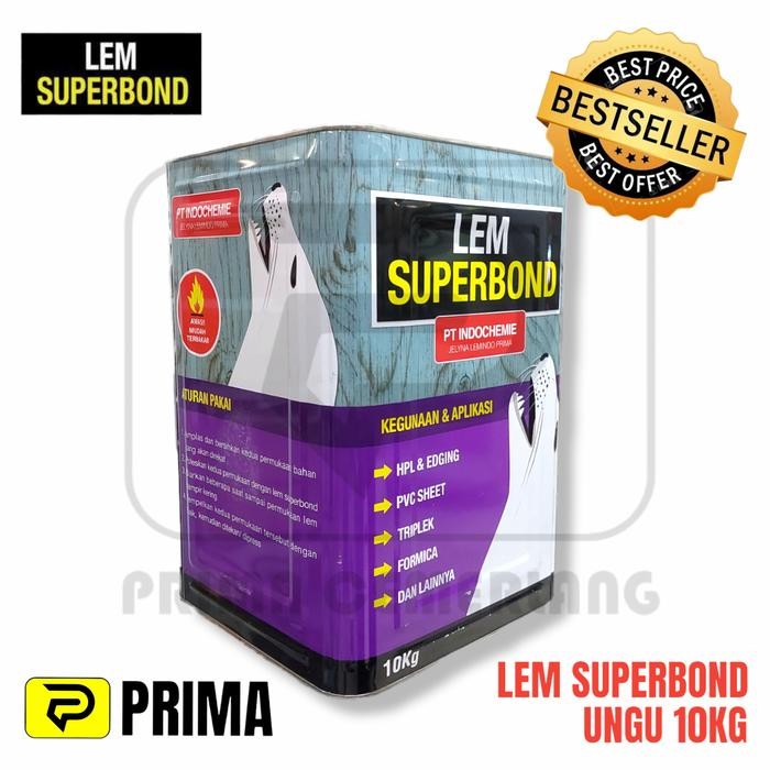 LEM SUPERBOND UNGU 10KG / Lem PVC Sheet / Lem TACO Sheet / Lem Kayu