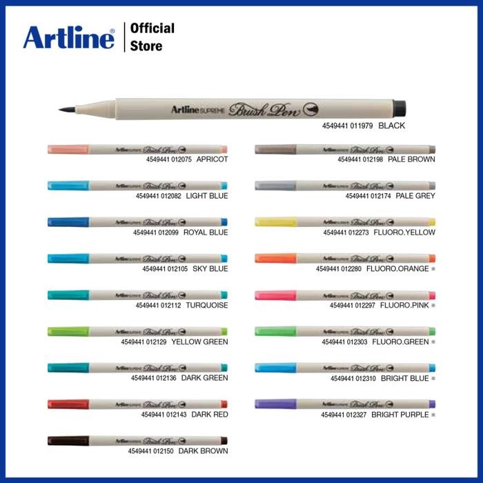 

PULPEN ARTLINE SUPREME BRUSH PEN DARK COLOUR EPFS-F
