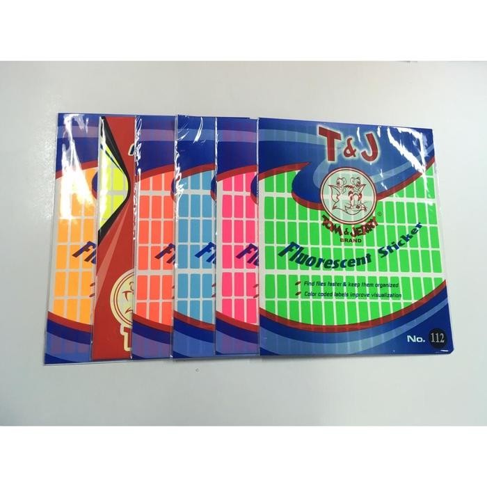 

LABEL T&J WARNA (FLUORESCENT) 112