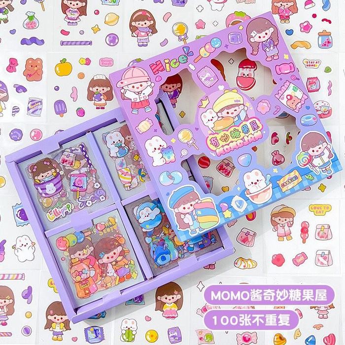 

Stiker MOMOJAN 100 Lembar Murah Grosir Sticker Journal Model Baru