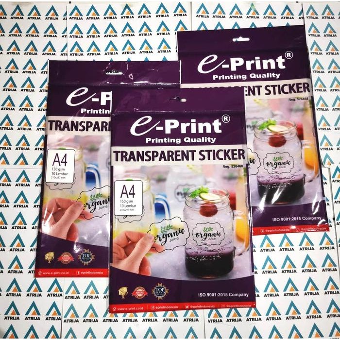 

Transparent Sticker Paper E-Print Kertas Sticker Eprint A4