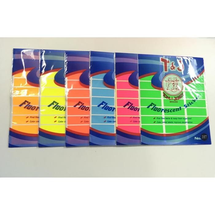 

LABEL T&J WARNA (FLUORESCENT) 107