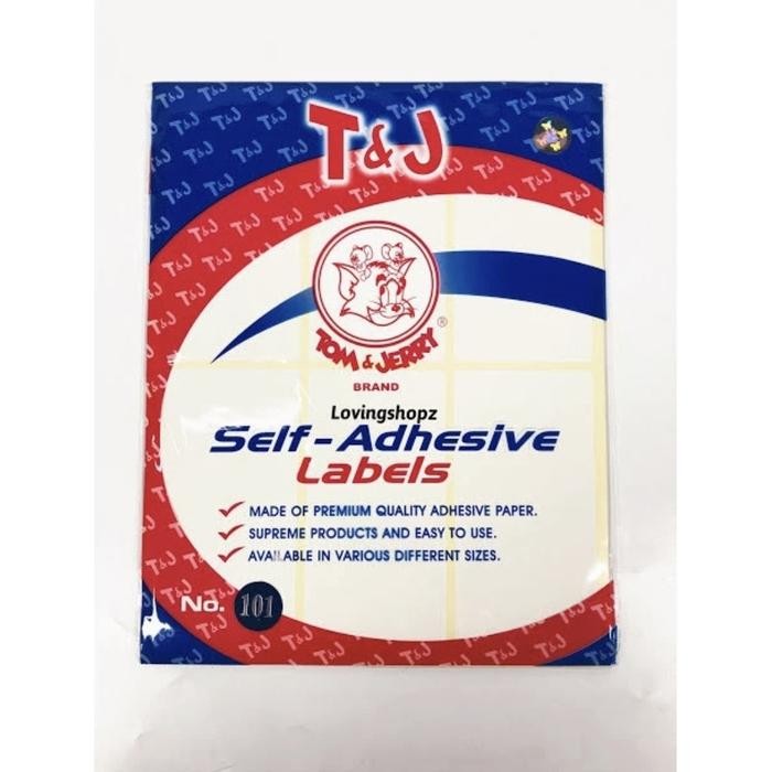 

stiker label tom and jerry no.101 ( 1 set : 60pcs )