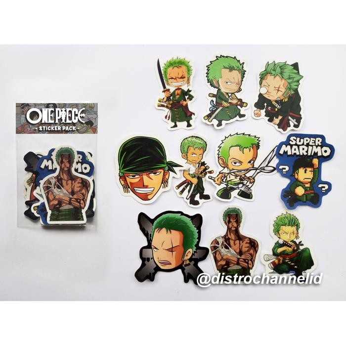 

Stiker pack Anime One Piece Zoro