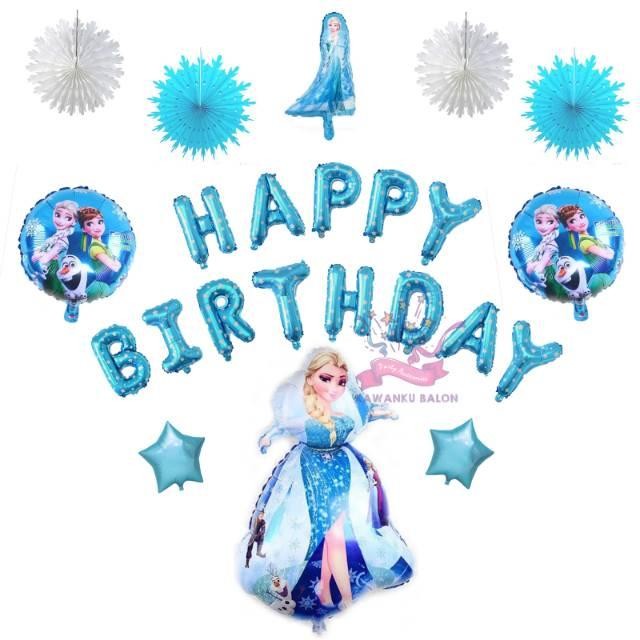 

Terlaris Frozen Balon Foil Set Dekorasi/Balon Ulang Tahun/Balon Karakter SALE