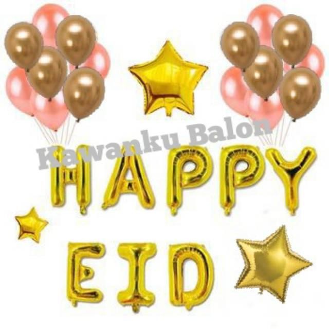 

Terlaris Ramadhan Set Dekorasi/Dekorasi Lebaran/Happy Eid Balon foil SALE
