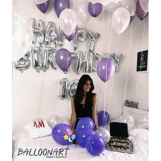 

Terlaris HAPPY BIRTHDAY DEKORASI TEMA UNGU/BALON FOIL/BALON ULANG TAHUN SALE