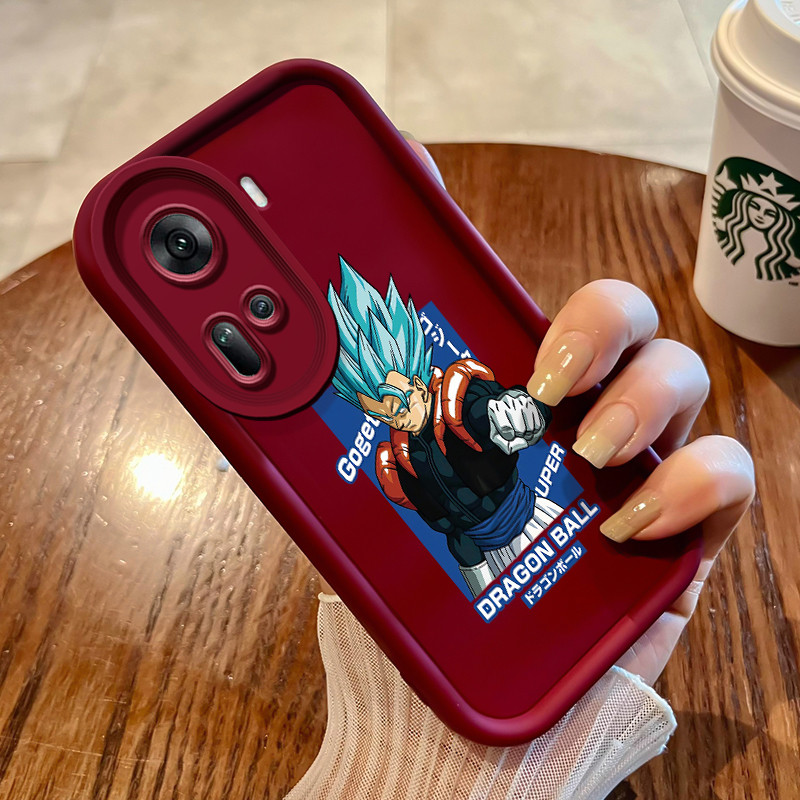 Casing Hp untuk OPPO Reno 11 5G Case Casing HP Softcase ponsel silikon tahan Kasing Perang Terkuat C