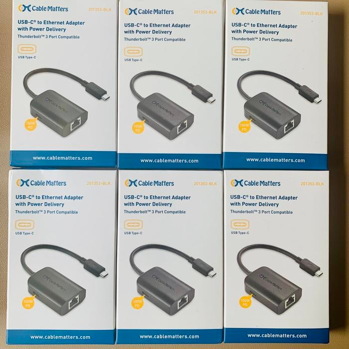 Cable Matters USA Usb C Ethernet RJ45 Adapter Chromecast Google TV