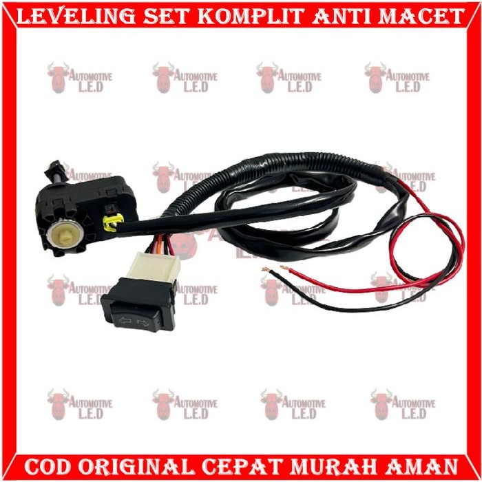 Terhemat Original Alat Elektrik Leveling Lampu 1 Dinamo Plus Saklar Naik Turun Leveling Lampu