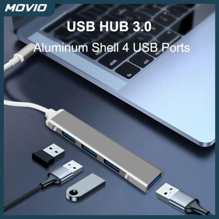 TERBARU USB Hub Aluminium - Converter USB Type C / Kabel USB Converter