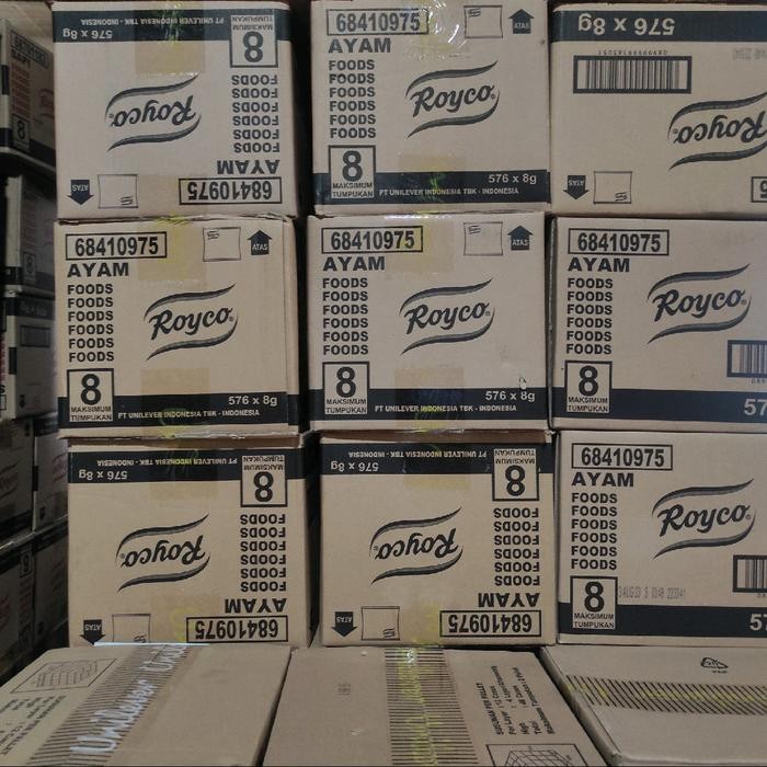 

Royco Ayam / Sapi kemasan renceng 8gram perdus (576 pcs) Bawang Masakan Penyedap