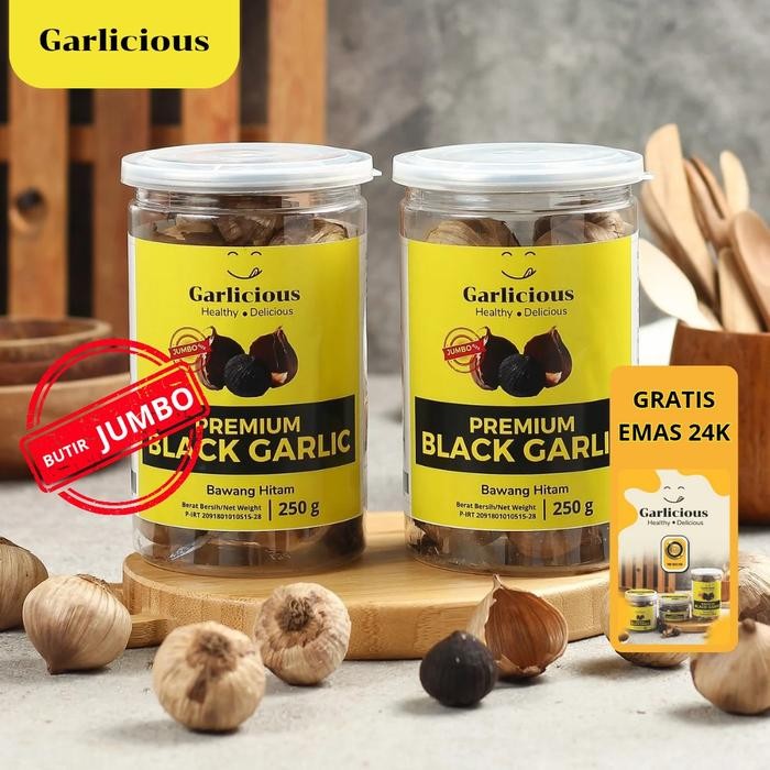 

Black Garlic Jumbo Garlicious 500 gram (2x250gram)