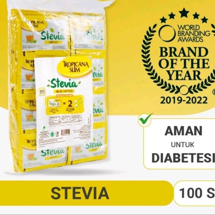 

Tropicana Slim Stevia 100 sachet