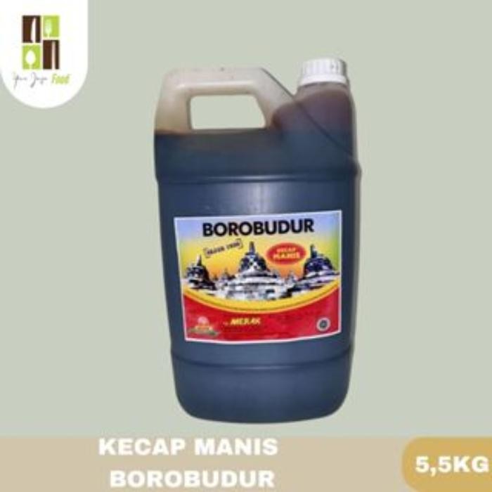 

Borobudur kecap manis Jerigen/ kecap manis / kecap kedelai / kemasan 5,5kg