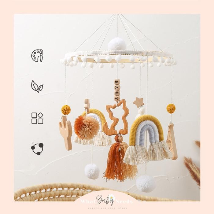 Rrady  Ollie Baby Crib Toy Mobile / Mainan Gantungan Box Ranjang Bayi Kayu
