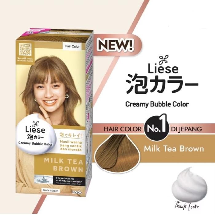 Terlaris Liese Creamy Bubble Color - Semir Rambut Liese - Cat Rambut Liese Liese - Bubble Hair Color
