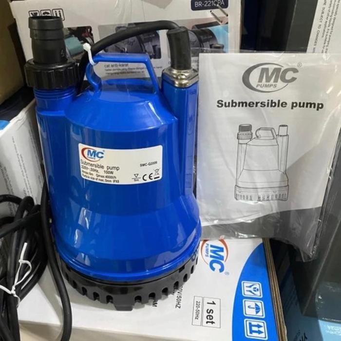 Pompa celup kolam ikan 100 Watt Mesin Pompa Air Kolam Ikan MC Pump 100W