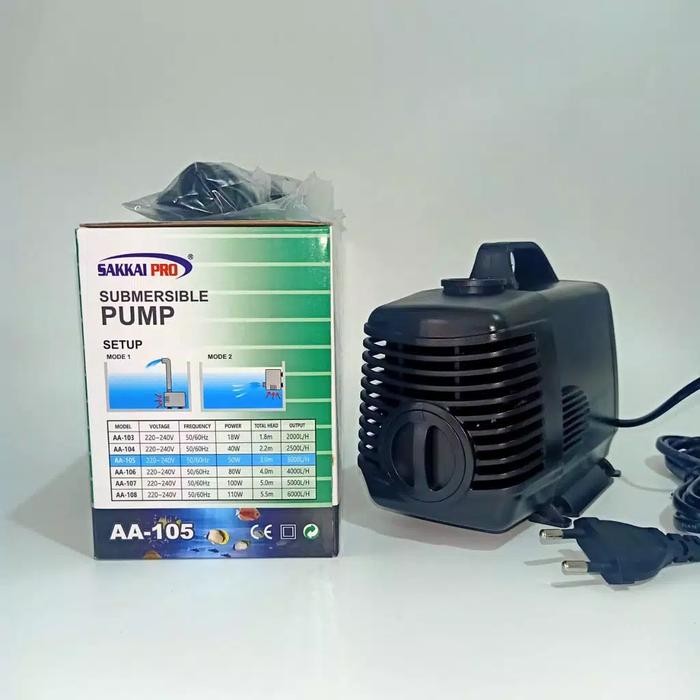 SUBMERSIBLE PUMP AA-105 SAKKAI PRO POMPA AQUARIUM CELUP