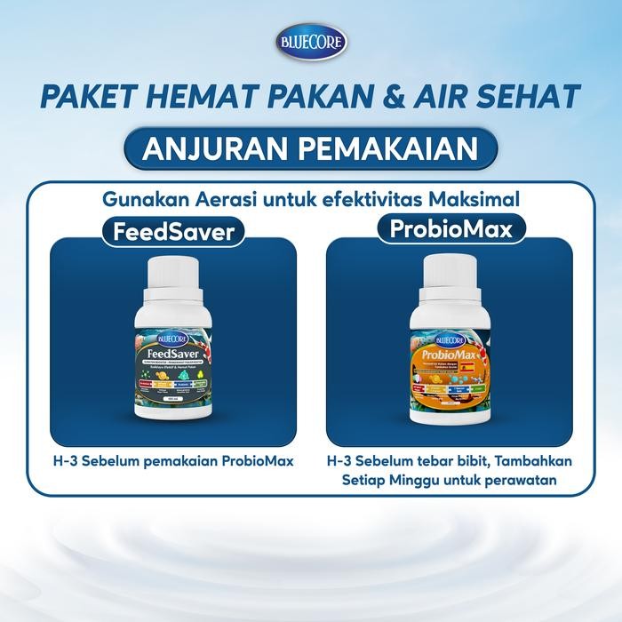 BLUECORE PAKET HEMAT PAKAN & AIR SEHAT DENGAN PLANKTON BOOSTER & PROBIOTIK IKAN YANG MENINGKATKAN