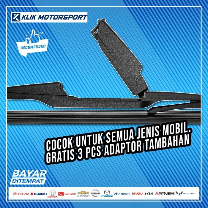WIPER KACA BELAKANG MOBIL - MITSUBISHI KUDA - REAR WIPER KARET KACA BELAKANG MOBIL MODEL OEM GRATIS