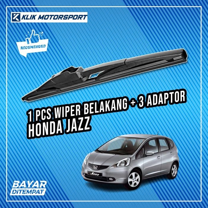 WIPER KACA BELAKANG MOBIL - HONDA JAZZ - REAR WIPER KARET KACA BELAKANG MOBIL MODEL OEM GRATIS 3