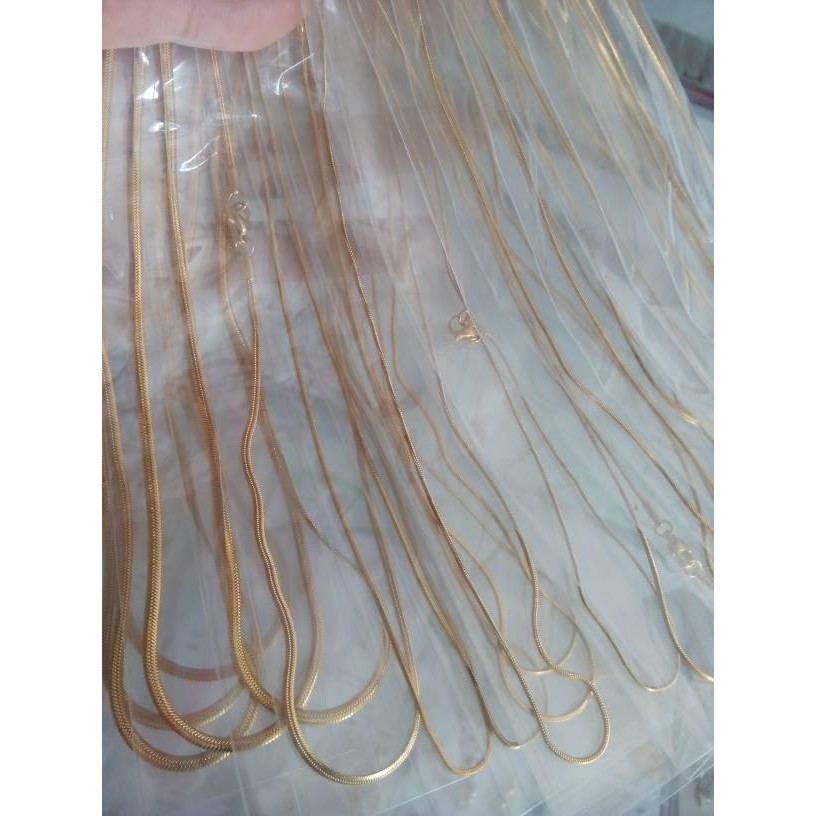 Kalung Titanium Kuning Emas *